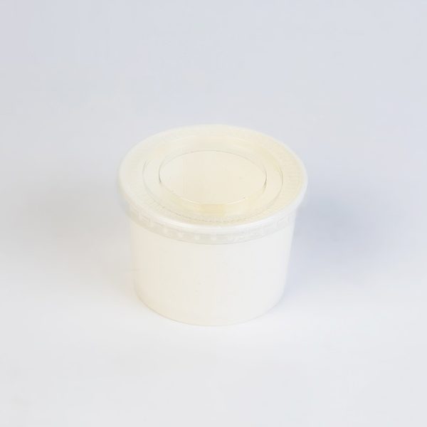 Tô giấy trắng 150ml (5Oz) nắp PET