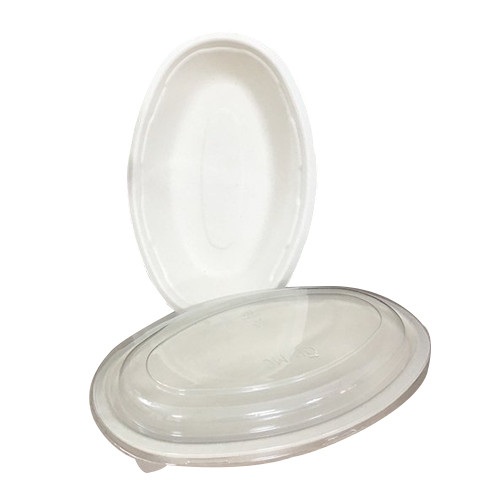 Hộp bã mía – 750 ml (25,4 Oz) – nắp nhựa PET