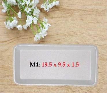 Khay xốp M4 trắng