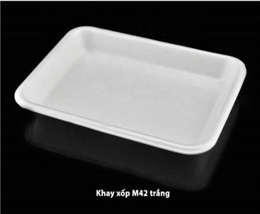 Khay xốp M42 trắng