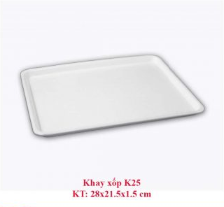 Khay xốp K25 trắng