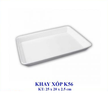 Khay xốp K56 trắng