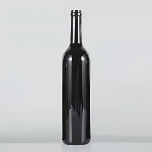 Chai thủy tinh đựng rượu vang 750ml màu đen huyền bí - Ảnh 4
