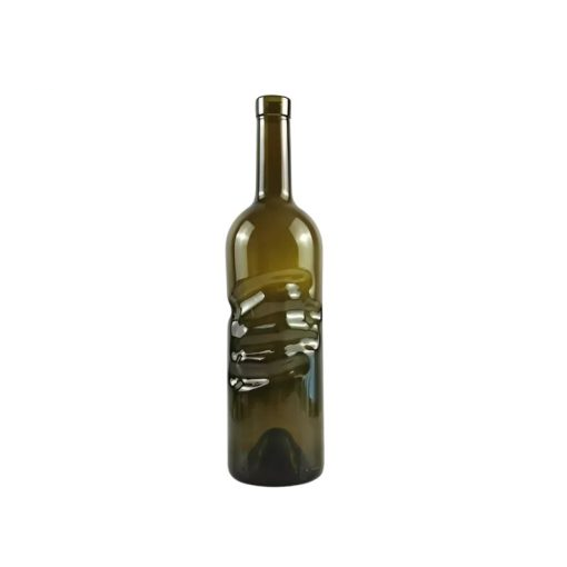 Chai rượu vang thủy tinh vân nắm tay độc đáo 750ml