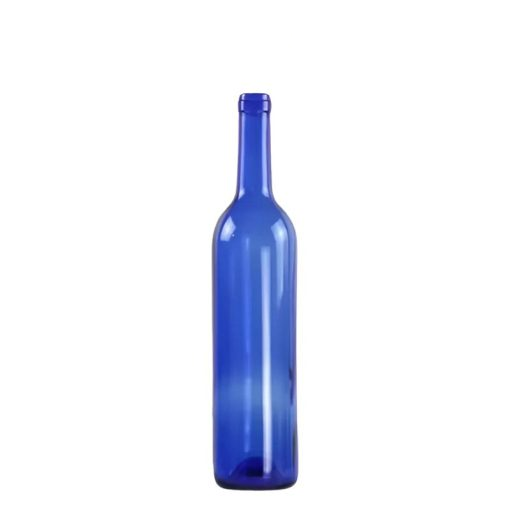 Chai rượu thủy tinh rỗng màu xanh 750ml