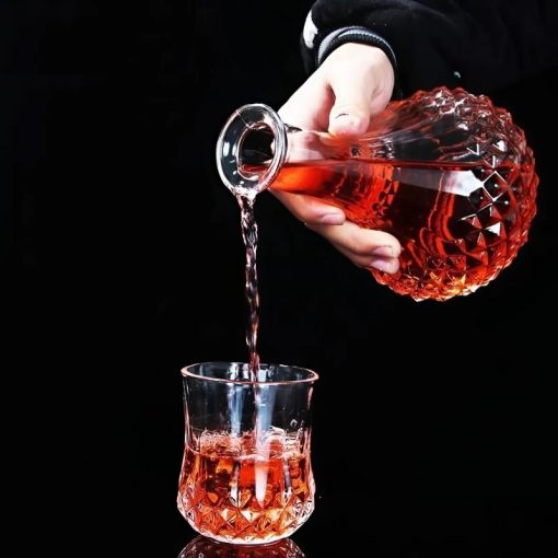 Chai thủy tinh đựng rượu mẫu giọt nước độc đáo 800ml - Ảnh 4