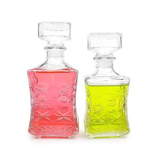 Bình thủy tinh đựng rượu cao cấp dáng đẹp 750ml - Ảnh 3