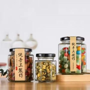 Hũ thủy tinh lục giác - Ảnh 3