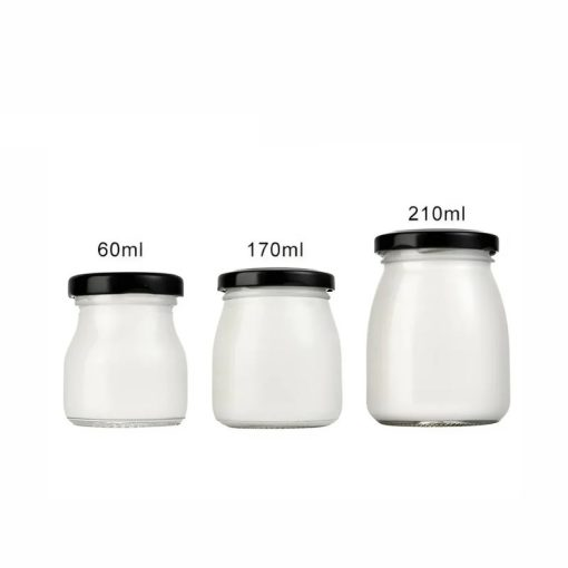 Hũ thủy tinh trong suốt đựng mứt pudding 60ml 170ml 210ml - Ảnh 2