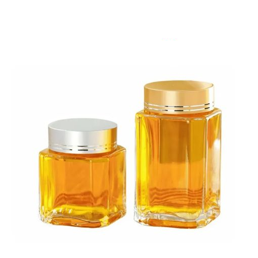 Hũ thủy tinh vuông cao cấp đựng mứt 250ml 500ml