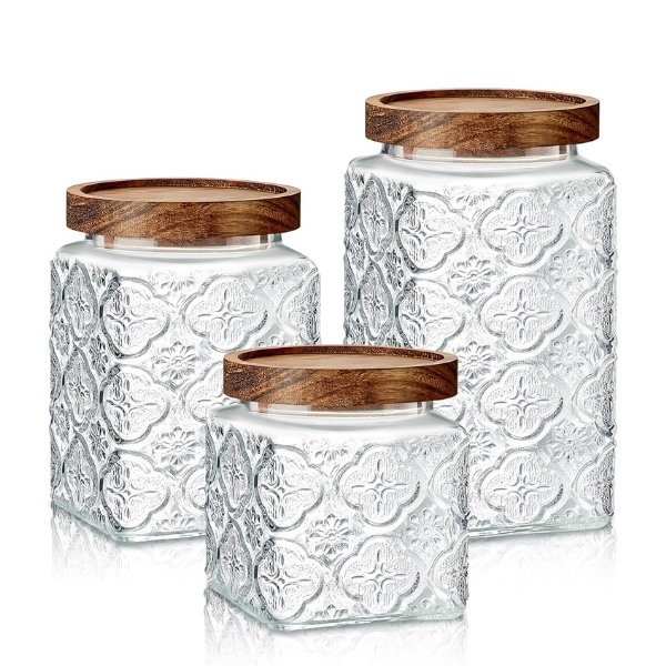 Hũ thủy tinh cổ điển dáng vuông 500ml – 750ml – 1000ml